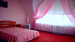 Shemale explores private fantasies with toys cums in glass then drinks it up.