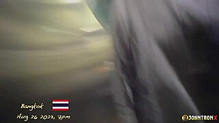 Johntronx fucks thai babe doggystyle creampie tight pussy pov