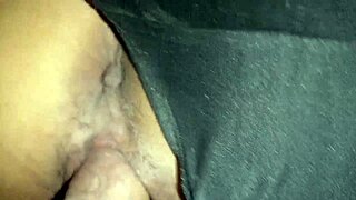 Doggy creampie floods tight pussy unexpectedly