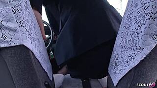 japanese milf taxi nympho rips clothes seduces boy for uncensored car creampie fuck