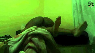 bbw milf rides fat cowgirl style in undercover bedroom sex