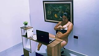 ever catch your latina roommate sucking dick like a total pro in the dorm