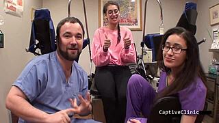 patient, kitty catherine interrupted by nurse in handcuffs backstage?