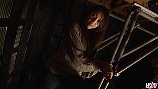 Cock-hungry Ayaka Minamino feels ripped pants dick deep in pussy