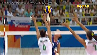 i can't stop staring at these hot brazilian under-20 volleyball babes they're so fit and sexy from usa voyeur view