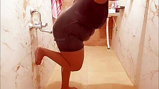 myanmar milf's steamy shower reveals her seductive asian curves