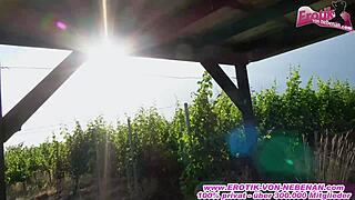 hot german brunette teen outdoor fuck filmed?