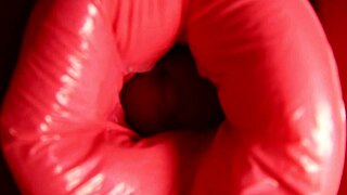 Dinosaur Cock Pounds Her Oiled Anal Hole Deep!