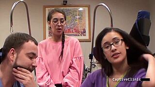 patient, kitty catherine interrupted by nurse in handcuffs backstage?