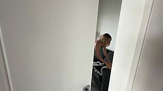 i spy on sexy maid shower ass fantasizing juicy pussy doggystyle fuck