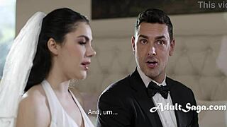 best man sneaks anal into bride valentina nappi's wedding