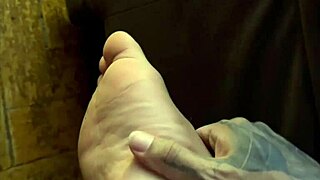 big foot guy with huge cock