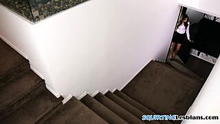 model facesits squirting in lesbian threesome