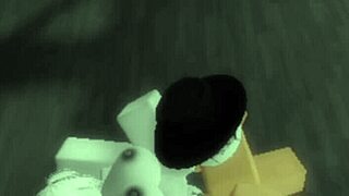 Fucked Stranger Hard Cowgirl Cumshot In Roblox!