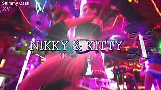 twin gfs own poles then get group fucked in public bathroom?