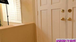 Carmen Treasures Auditions With Big Natural Tits And Curvy Blonde Body