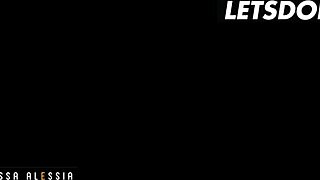 sweet step sister vanessa alessia rides step bro passionately tight pussy.