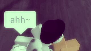 Fucked Stranger Hard Cowgirl Cumshot In Roblox!