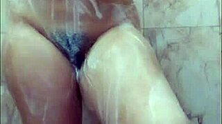 Hindi bathroom fingering chudai with big tits 😈💦