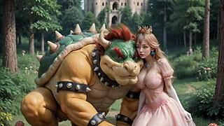 princess peach's cozy life with bowser
