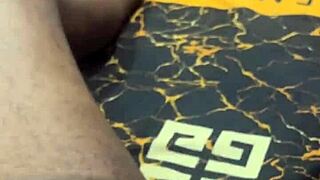 Teasing Handjob Strokes Massive BBC Slowly