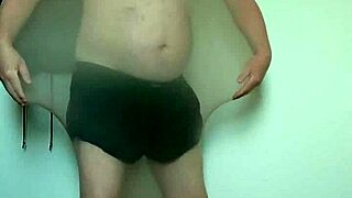 carmen nylonjunge wraps body in sheer nylons teasing