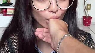 cute blue-eyed newbie slurps wellington prado's huge cock sloppy deep