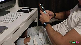 husband's friend fucks me bent over deepthroat squirting