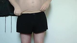 carmen nylonjunge wraps body in sheer nylons teasing