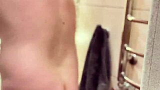 horny stepmom spies on stepson then FUCKS him hard russian style