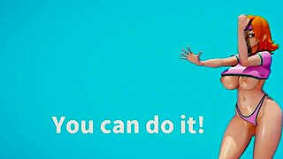 Nora Works Out Her Big Ass and Tits for JIC Motivation