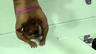 i flipped the video wrong eating my latina girlfriend's huge ass doggystyle