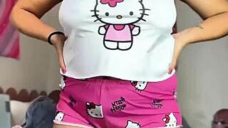 sexy ebony babe worships her huge ass farting loud on cam