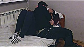 Stepdaughter secretly hooked on stepdaddy's throbbing monster cock