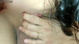 Cuckold films slut wife sucking thick lover cock again Karina Lucas