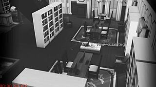 Wife's Library Stranger Fuck