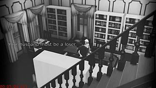 Wife's Library Stranger Fuck