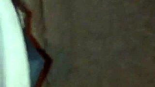 She sneaks out to pee on the quiet street at night