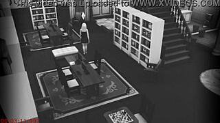 Wife's Library Stranger Fuck