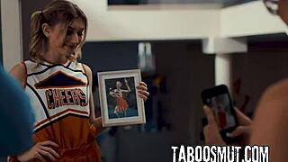 You look just like me back then! MaryKate Moss Cory Chase cheerleader romp