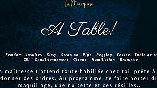 a table french audio femdom milking table sissy cei oh god i need it now