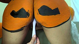 milf stepmom's beggin' me ta stuff her pumpkin this halloween uh