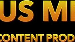 two shaved lesbians moan in tight pussy fisting close-up