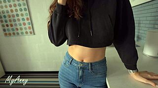 Curvy babe blowjob seduction leads to creampie cowgirl ride