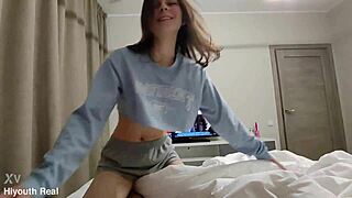 Petite Cutie Stepsis Demands My Monster Cock Instead Of TV Peace