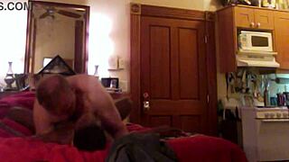 blue rides ebony cock hardcore on hidden candid camera