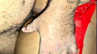 Creampie Drips From Busty Brazilian Sister-In-Law's Curvy Pussy