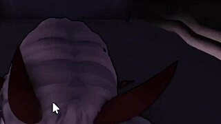 Monster Cock Tames Demon Girl Deep?