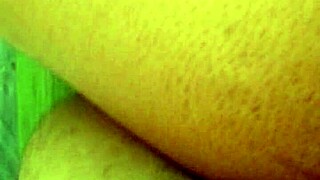 Dozier313 bends over and assfucks this fat ebony bbw till creampie