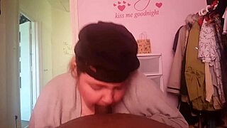 bbw british amateur slurps my thick cock homemade interracial style